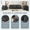 3-Piece Chenille Modular Upholstered Sofa Set with 5-Seater Capacity - 4 of 4