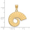 Black Bow Jewelry 14k Yellow Gold Plated Sterling Silver Colorado State Rams NCAA Large Pendant - 2 of 3