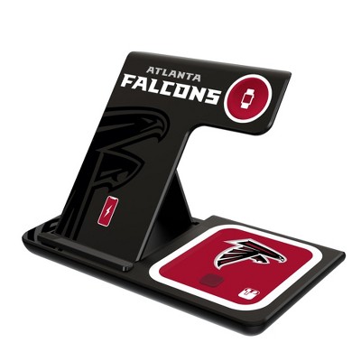 Keyscaper Atlanta Falcons Monocolor Tilt 15-Watt 3 in 1 Charging Station