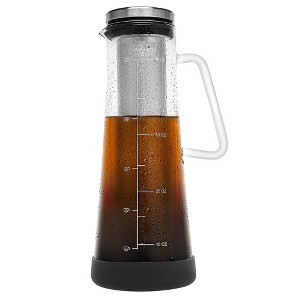 JoyJolt Fresco Airtight Cold Brew Iced Coffee Maker - 32 oz Tea Maker with Non-Slip Silicone Base - 1 of 4