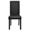 vidaXL Dining Chairs, 4 Pcs, Black Faux Leather - 2 of 4