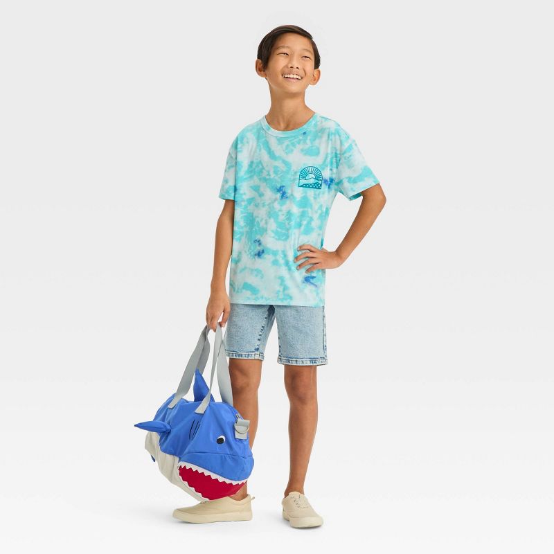 Boys' Relaxed Tapered 'At the Knee' Flat Front Jean Shorts - Cat & Jack™, 4 of 8