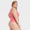 Women's Luxe Stretch High Neck Racer Thong Bodysuit - Auden™ - 2 of 3