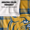 Johnson Wales University Campus Plaid Spirit Silky Touch Super Soft Throw Blanket 50x60 - 4 of 4