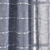 Lush Décor Farmhouse Textured Sheer Valance Navy Single 52x18+2 - 3 of 4