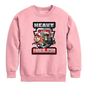 Boys' - Paw Patrol - Heavy Hauler Graphic Long Sleeve Fleece Sweatshirt - 1 of 4