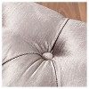 Scarlette Tufted Velvet Ottoman Bench - Gray - Christopher Knight Home - 3 of 4