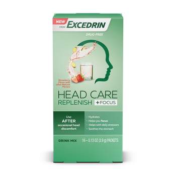 Excedrin Caffeine Headcare Replen+Focus Headache & Migraine Treatment - 16ct
