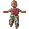 Doll Clothes Superstore Halter Top and Flower Pants Fits 15-16 Inch Baby Dolls - 2 of 4