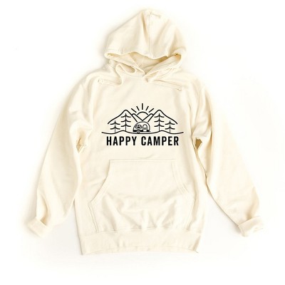 Simply Sage Market Women's Graphic Hoodie Happy Camper Trailer