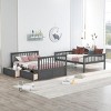 Streamdale Full over Full Bunk Bed with Drawers, Convertible Beds, Gray - 3 of 4
