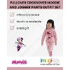 Disney Minnie Mouse Princess Little Mermaid Lilo & Stitch Baby Girls Pullover Fleece Hoodie and Pants Outfit Set Newborn to Infant - 2 of 4