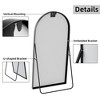 Wooakway 64'' x 21'' Modern Arched Metal Full Length Mirror Bathroom Mirror Decorative Wall Mirror Floor Mirror - 4 of 4