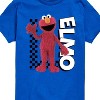 Boys' - Sesame Street - Elmo With Checkered Pattern Short Sleeve Graphic T-Shirt - 2 of 4