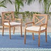 XINGHANZHENXUAN Green 2-Piece Patio Dining Chairs with Cushions, Water-Resistant Outdoor Armchairs for Poolside, Garden, Backyard - 2 of 4