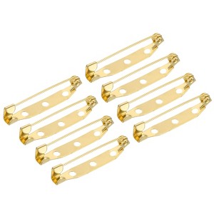 Unique Bargains Metal Blankets Crafts Brooch Making Home Sewing Safety Pins 50 Pcs - 1 of 4