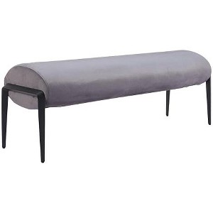 Zuo Glatt Bench Gray - 1 of 4