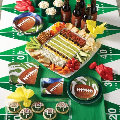 24ct Football Party Football Paper Plates : Target