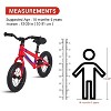 Lightweight Training Balance Bike for Kids, No Pedal Toddler Bikes with Adjustable Handlebar and seat, Christmas Gift - image 2 of 4