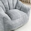 Sapphtopaz Creative Bean Bag Chair with Armrests Lazy Sofa Chair Bean Bag Chairs for Adults Stuffed High-Density Foam for Living Room, Bedroom - 4 of 4