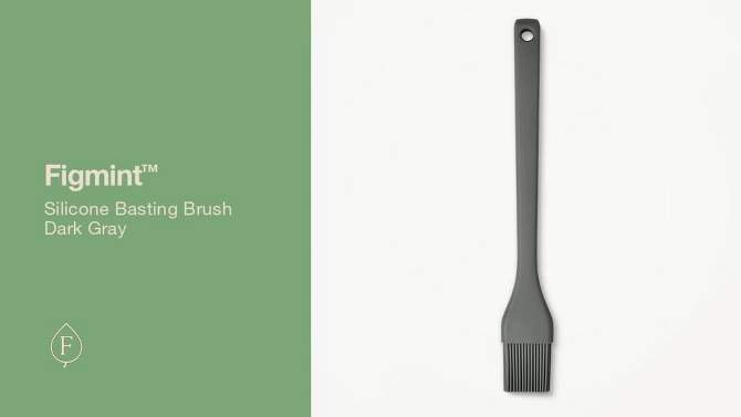 Silicone Basting Brush Dark Gray - Figmint&#8482;, 2 of 5, play video