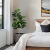 Whizmax 4/5/6ft Artificial Fiddle Leaf Fig Tree - Tall Faux Ficus Lyrata for Indoor/Outdoor Decor, Home, Office, Living Room, Housewarming Gift - 3 of 4