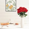 REGALWOVEN Silk Realistic Long Stem Faux Artificial Rose Flowers 20.4" 10 Pcs - 2 of 4