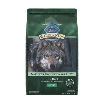 Blue Buffalo Wilderness Adult Dry Dog Food with Duck Flavor - 28lbs