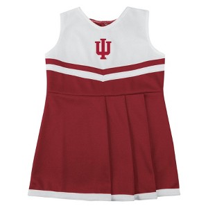 NCAA Indiana Hoosiers Infant Toddler Girls' Cheer Dress Set - 1 of 3