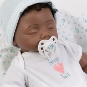 Paradise Galleries Realistic Sleeping Newborn Doll - Forever Yours Angel, 7-Piece Reborn Doll Gift Set with Magnetic Pacifier - 1 of 4
