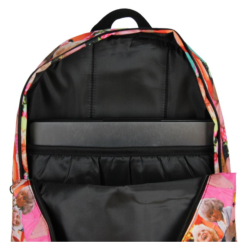 The Golden Girls Expressions Photo Collage Sublimated Laptop Backpack School Bag Multicoloured, 3 of 4