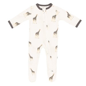 Kyte Baby Zippered Footie in Giraffe - 1 of 4