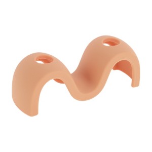 Unique Bargains Wave m Shape Toothbrush Holder 1 Pc - 1 of 4