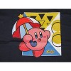 Kirby Parasol Food Collage Boy's Navy Blue Tshirt - image 2 of 2