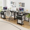 Tangkula L-Shaped Office Desk Modern Reversible Computer Desk with Storage Pocket & CPU Stand Corner Gaming Table with Sturdy Metal Frame - 3 of 4