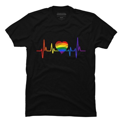  Fishing heartbeat Premium T-Shirt : Clothing, Shoes & Jewelry