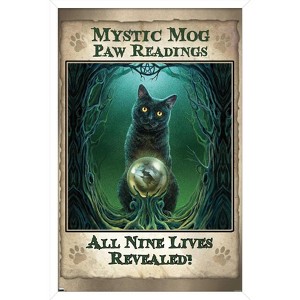 Trends International Lisa Parker - Mystic Mog Framed Wall Poster Prints - 1 of 4