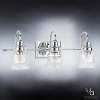 Urban Ambiance Luxury Vintage Bathroom Vanity Light,  9.25"H x 24.375"W,  Polished Chrome Finish, UHP2553 - 3 of 4