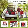 VINGLI Camping Chairs,Portable  Directors Chair, Camping Chair with Side Table & Carry Bag，Heavy Duty Camping Chairs for Adults - 4 of 4