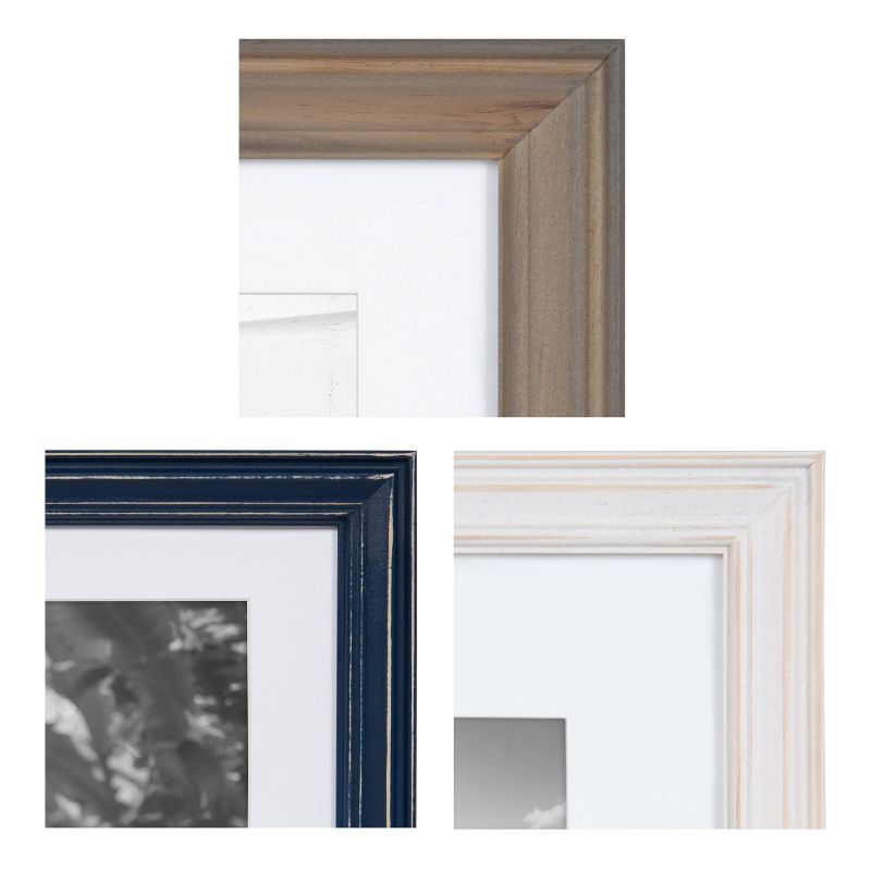 10pc Bordeaux Frame Box Set White/Black/Natural Wood - Kate &#38; Laurel All Things Decor, 4 of 8
