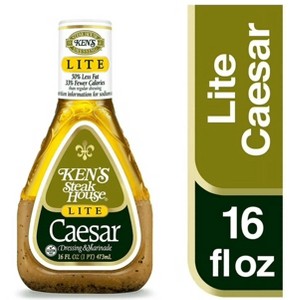 Ken's Steak House Lite Caesar Salad Dressing & Marinade 16 fl oz (Pack of 2) - 1 of 1