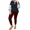 Women's Henley Color Block Top - umgee - 4 of 4