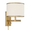 Crystorama Lighting Madison 1 - Light Swing Arm Lamp in  Matte Black - 2 of 3