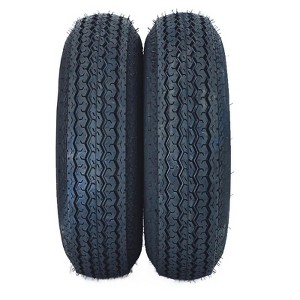 Trailer Tires on Rims 2-Pack,  Bolt Pattern, Load Range  for Boat & Utility Trailers - 1 of 4