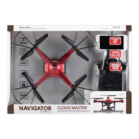 Propel Navigator Cloud Master Drone Red Target