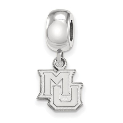 Black Bow Jewelry Sterling Silver Marquette Golden Eagles NCAA Bead Charm
