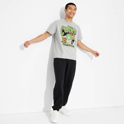 Men's Short Sleeve Boston Celtics Graphic T-Shirt - Original Use™ Heathered Gray S