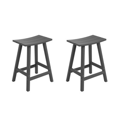 WestinTrends Outdoor Patio Adirondack Counter Height Stool Chair
