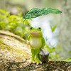 Outdoor garden decoration frog resin statue, courtyard decoration, outdoor courtyard decoration, female gardening gift - 2 of 4