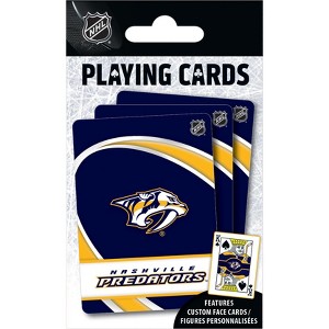 MasterPieces Officially Licensed NHL Nashville Predators Playing Cards - 54 Card Deck for Adults - 1 of 4